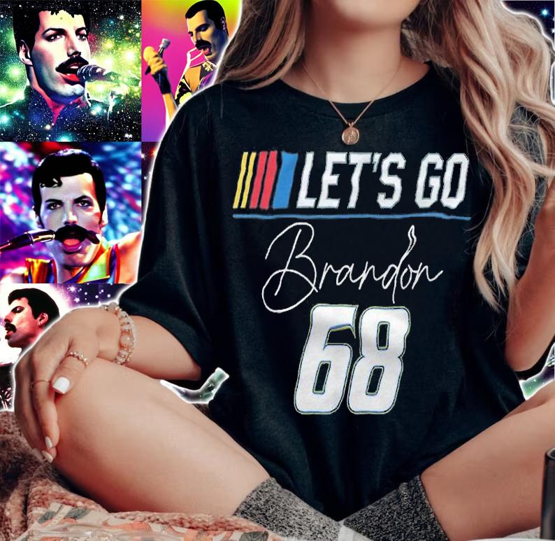 Let's Go Brandon 68 Funny Meme , Impeach Biden Costume T-Shirt