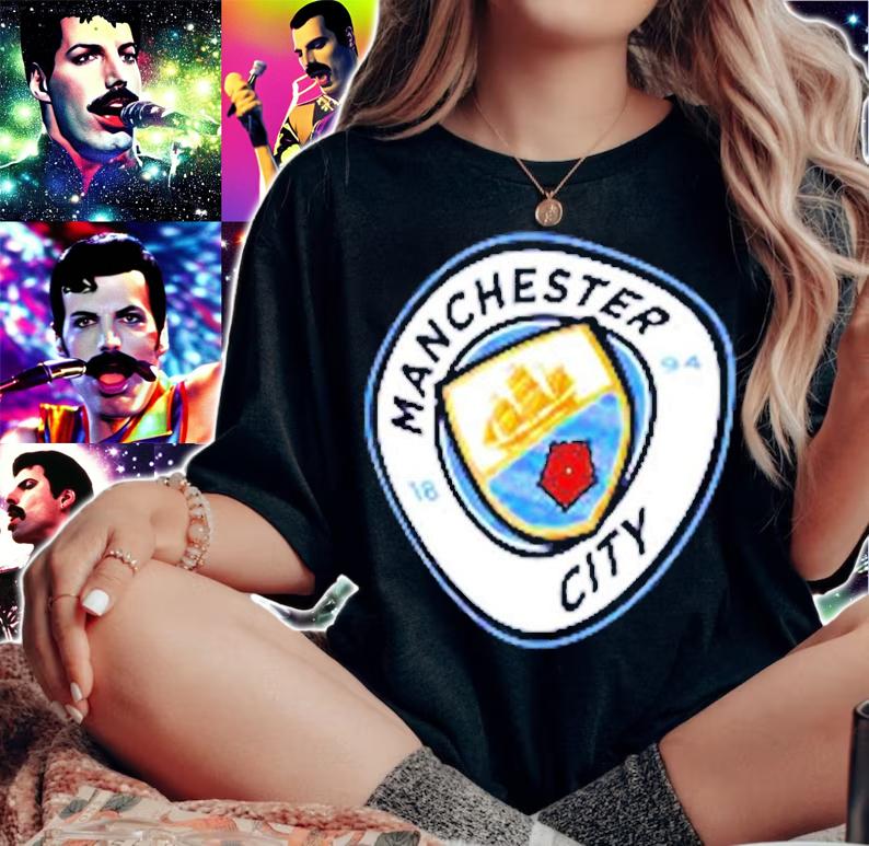 Manchester City X Madchester Graphic T-Shirt woman shirt