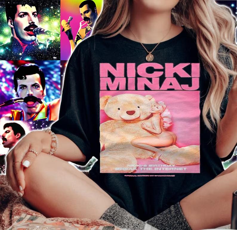Nicki Minaj Nicki's birthday break the internet T-shirt woman shirt