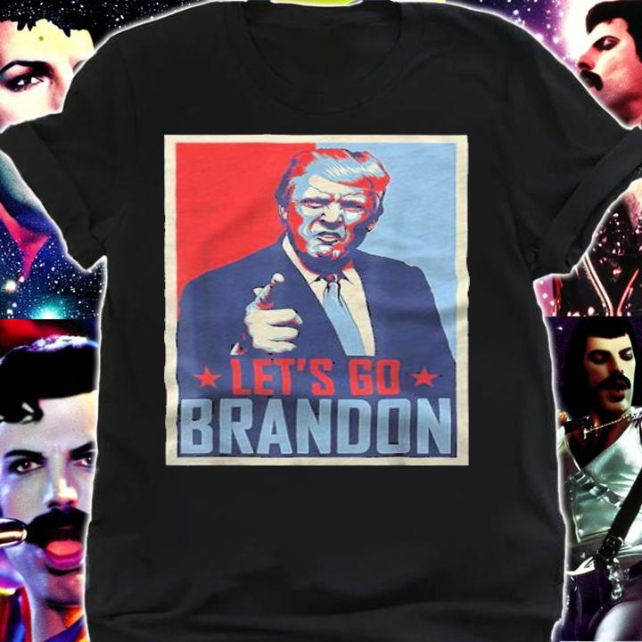 Premium retro Vintage Let's Go Brandon Trump Poster Joe Biden Chant T-Shirt shirt