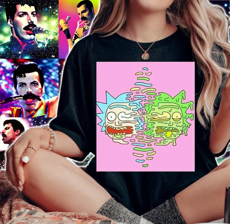 Rick and Morty double Rich character shirt