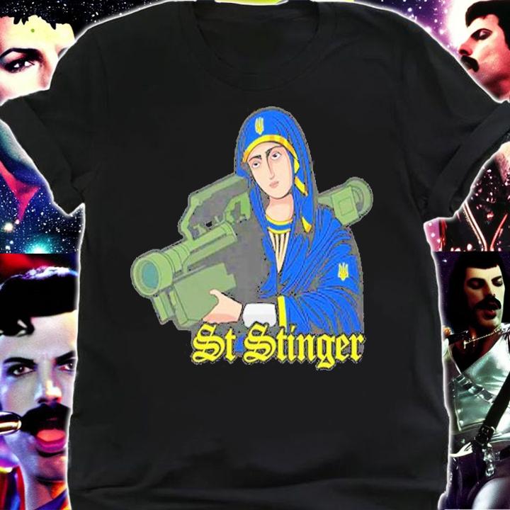 Saint Stinger I Stand With Ukraine Ukrainian Country Support T-Shirt