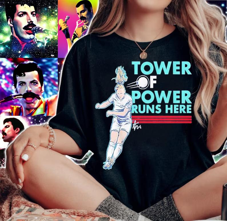 Sam Mewis Tower Of Power Runs Here Shirt