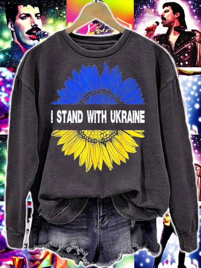 Sunflower I Stand With Ukraine t-shirt sweatshirt