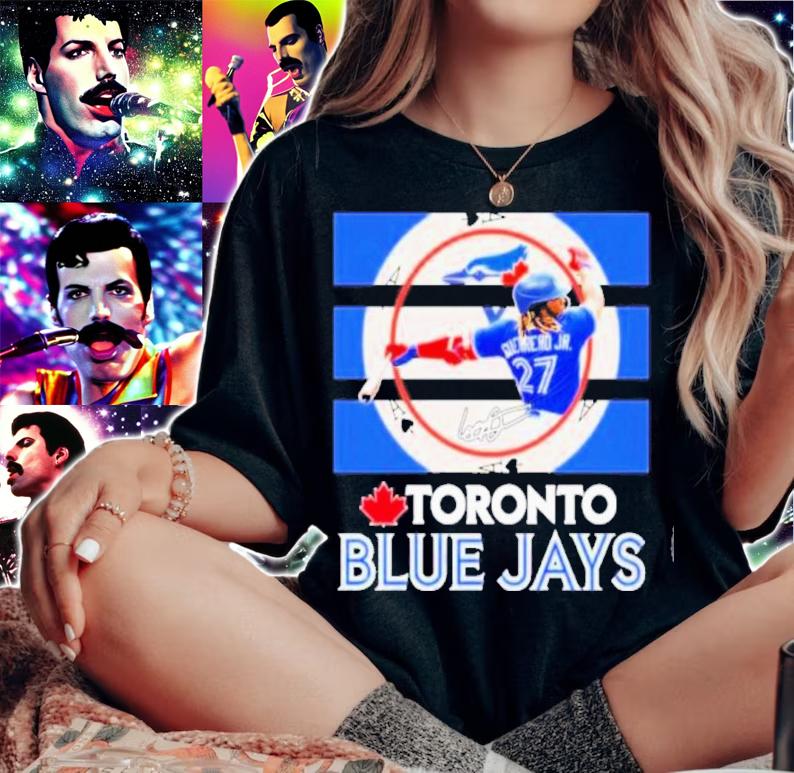 Toronto Blue Jays Guerrero Jr 27 Vintage Signatures Shirt woman shirt