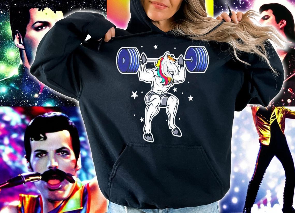 Unicorn Weightlifting Fitness Deadlift Lovers Gift T-Shirt hoodie