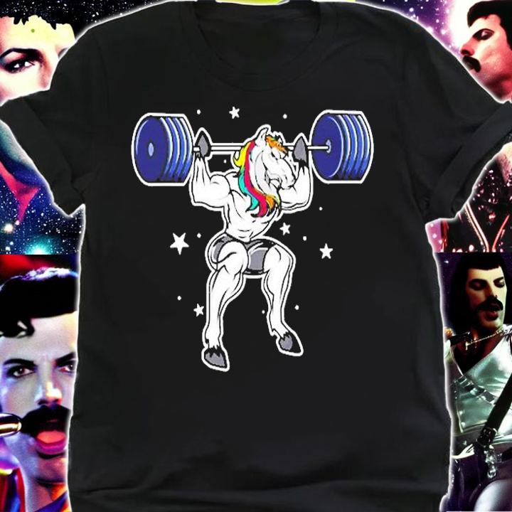 Unicorn Weightlifting Fitness Deadlift Lovers Gift T-Shirt shirt