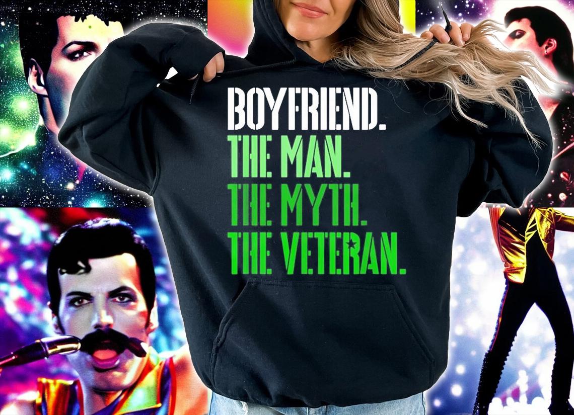 Veterans Day Boyfriend The Man The Myth The Veteran T-Shirt