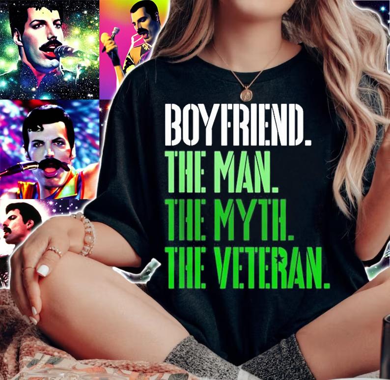 Veterans Day Boyfriend The Man The Myth The Veteran T-Shirt