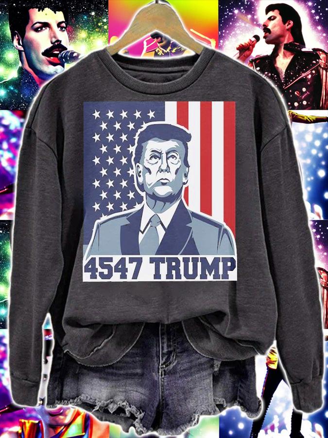 Donald Trump 4547 Trump American Flag t-shirt