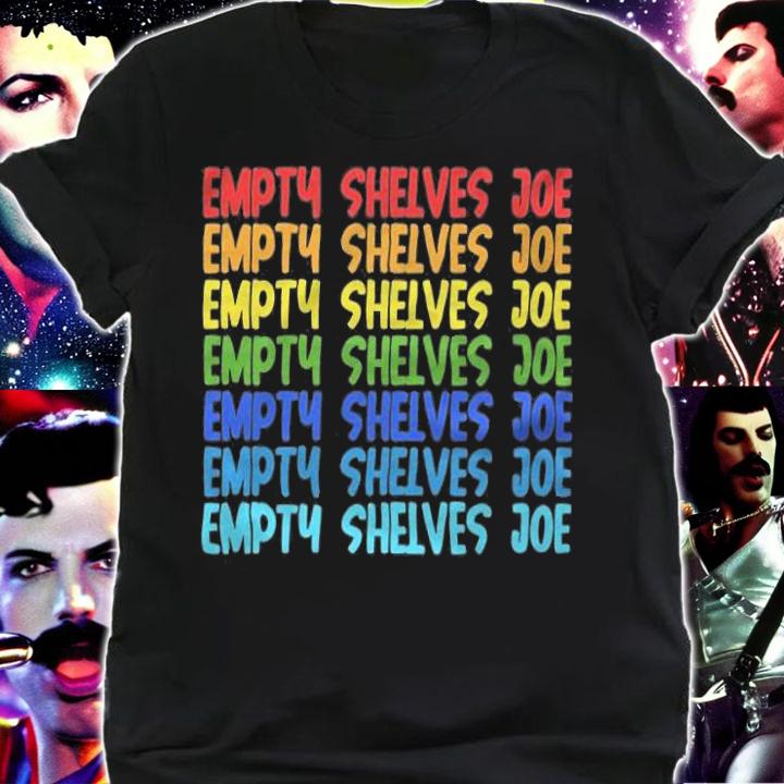 F Joe Biden empty Shelves Joe Retro Colorful T-Shirt shirt
