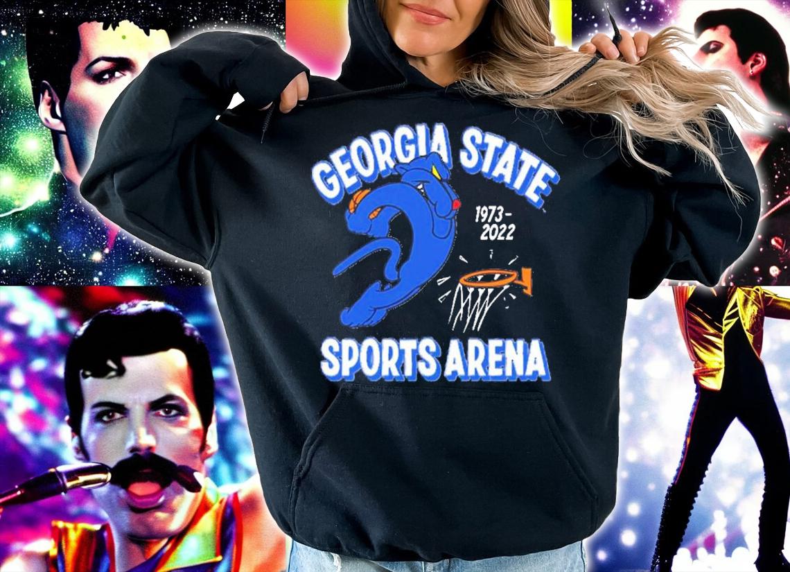 Georgia State Sports Arena Dunking Panther 1973-2022 Shirt hoodie