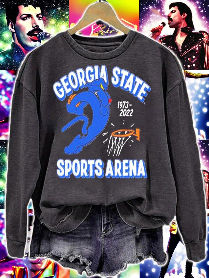 Georgia State Sports Arena Dunking Panther 1973-2022 Shirt sweatshirt