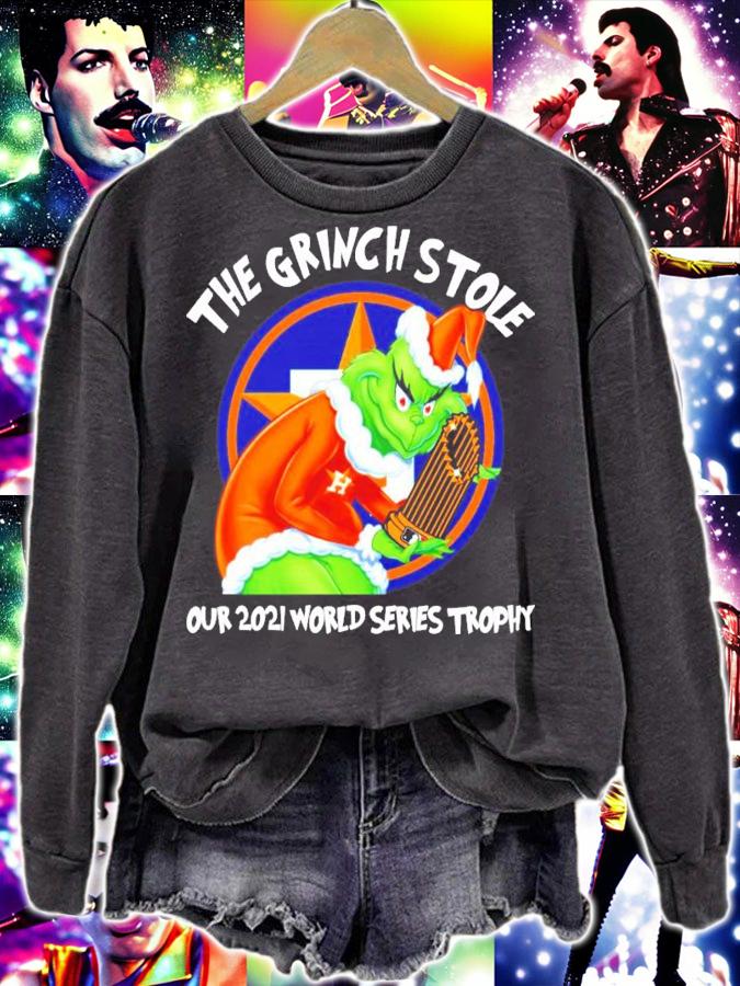 Houston Astros The Grinch Stole Our 2021 World Series Trophy Shirt sweatshirt