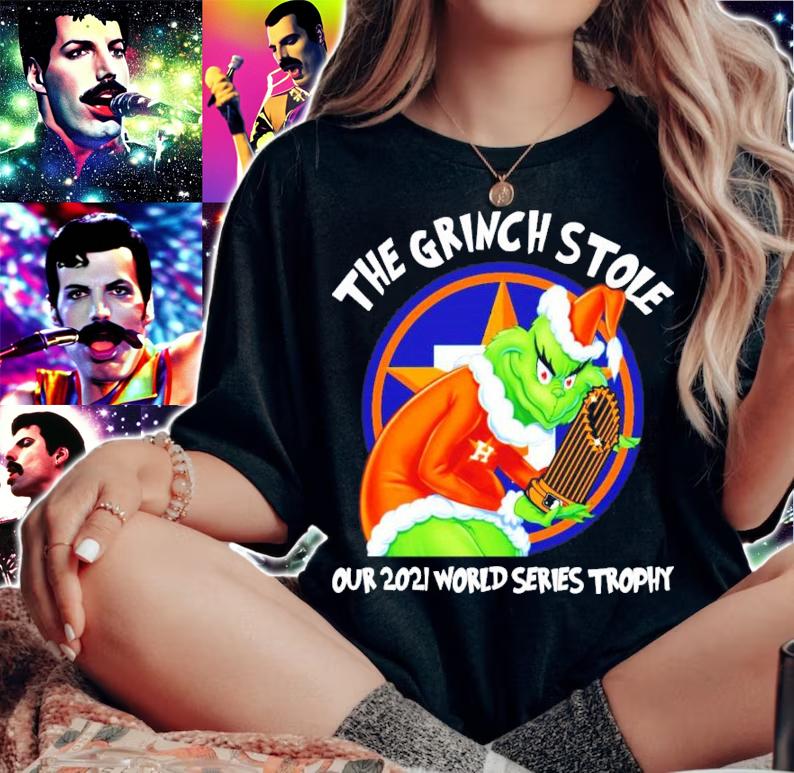 Houston Astros The Grinch Stole Our 2021 World Series Trophy Shirt woman shirt