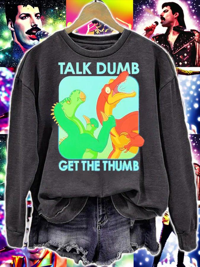 Keanu Whalord Talk Dumb Get The Thumb Shirt sweatshirt