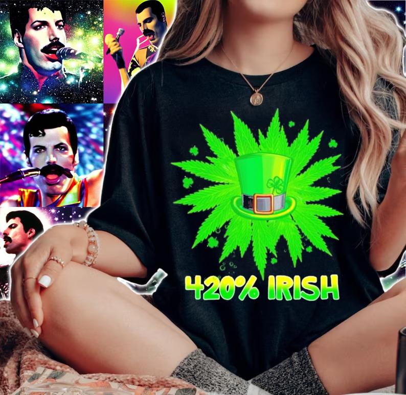 St Patrick's Day 420% Irish Shirt woman shirt