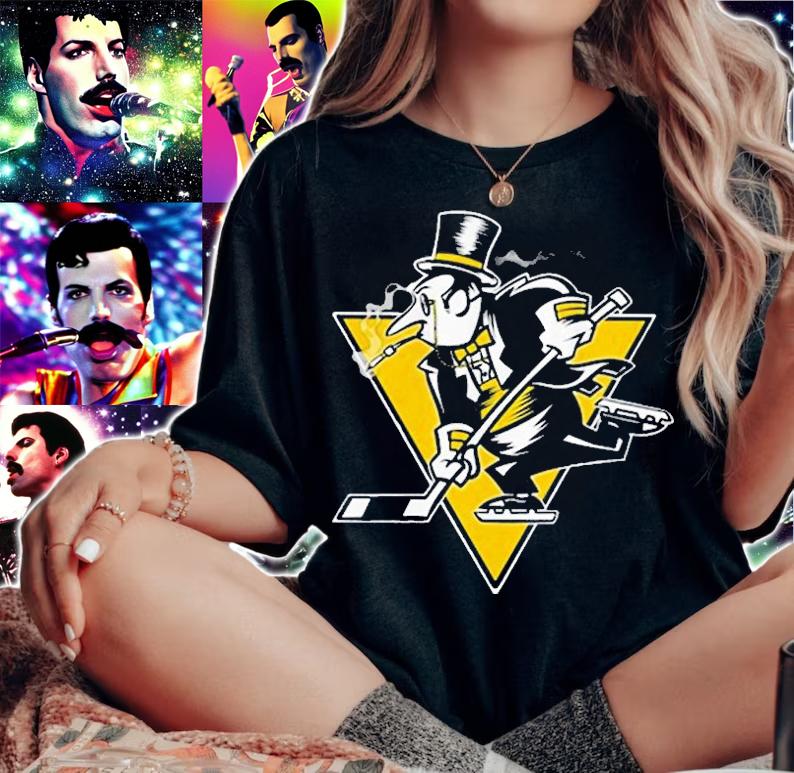 Go Penguin Go Yellow T-Shirt woman shirt