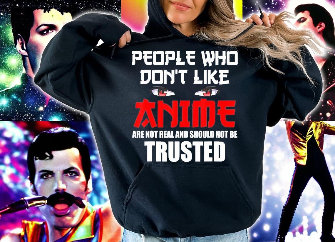 People Who Don't Like Anime Eyes Manga Funny T-Shirt hoodie
