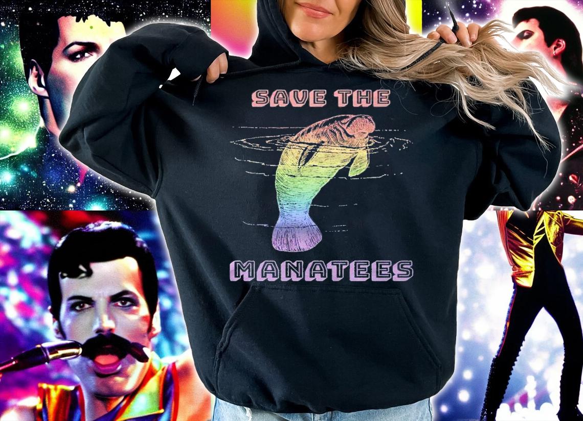 Rainbow Manatee Save The Sea Cow Species Endangered Shirt