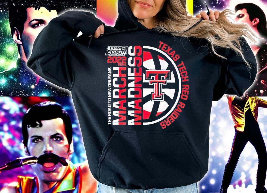 Texas Tech Red Raiders 2022 Mens NCAA The Road To New Orleans March Madness T-Shirt hoodie