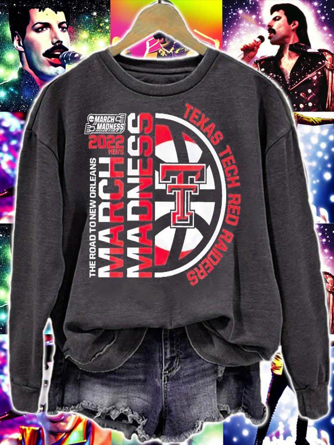 Texas Tech Red Raiders 2022 Mens NCAA The Road To New Orleans March Madness T-Shirt sweatshirt