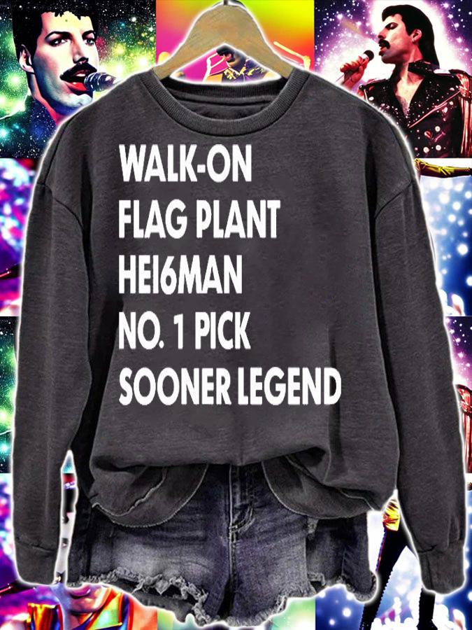 Walk- On Flag Plant Hei6man No 1 Pick T-Shirt sweatshirt