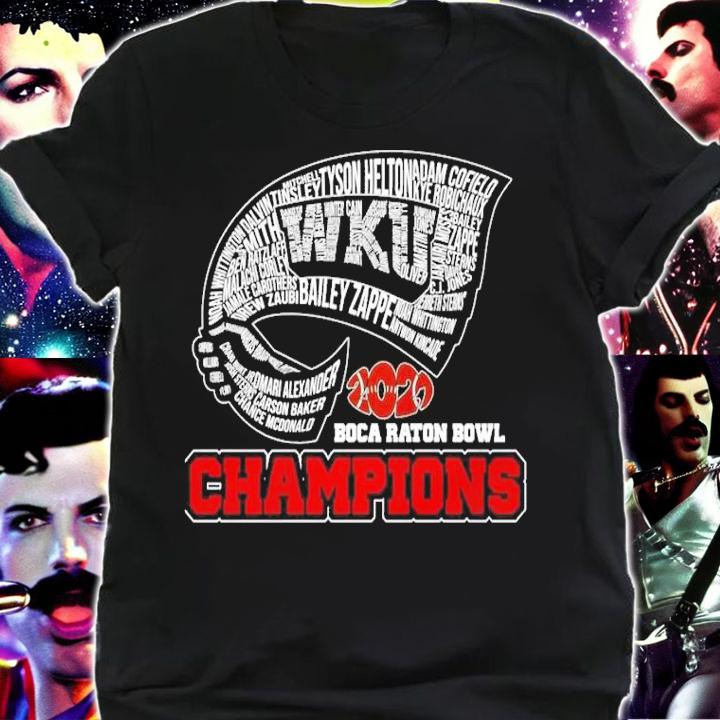 Western Kentucky Hilltoppers 2021 Boca Raton Bowl Champions Shirt shirt