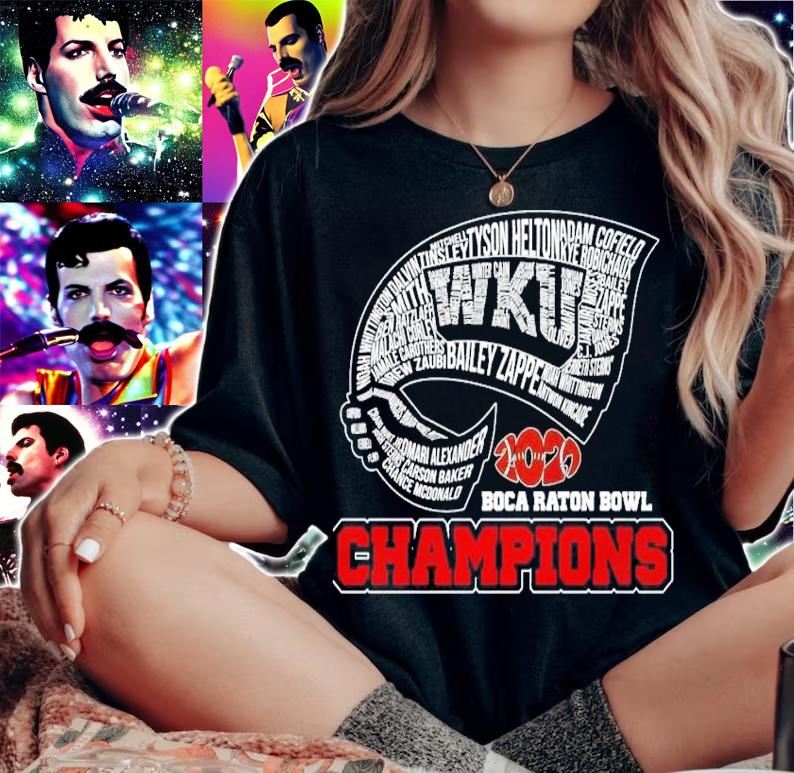 Western Kentucky Hilltoppers 2021 Boca Raton Bowl Champions Shirt woman shirt