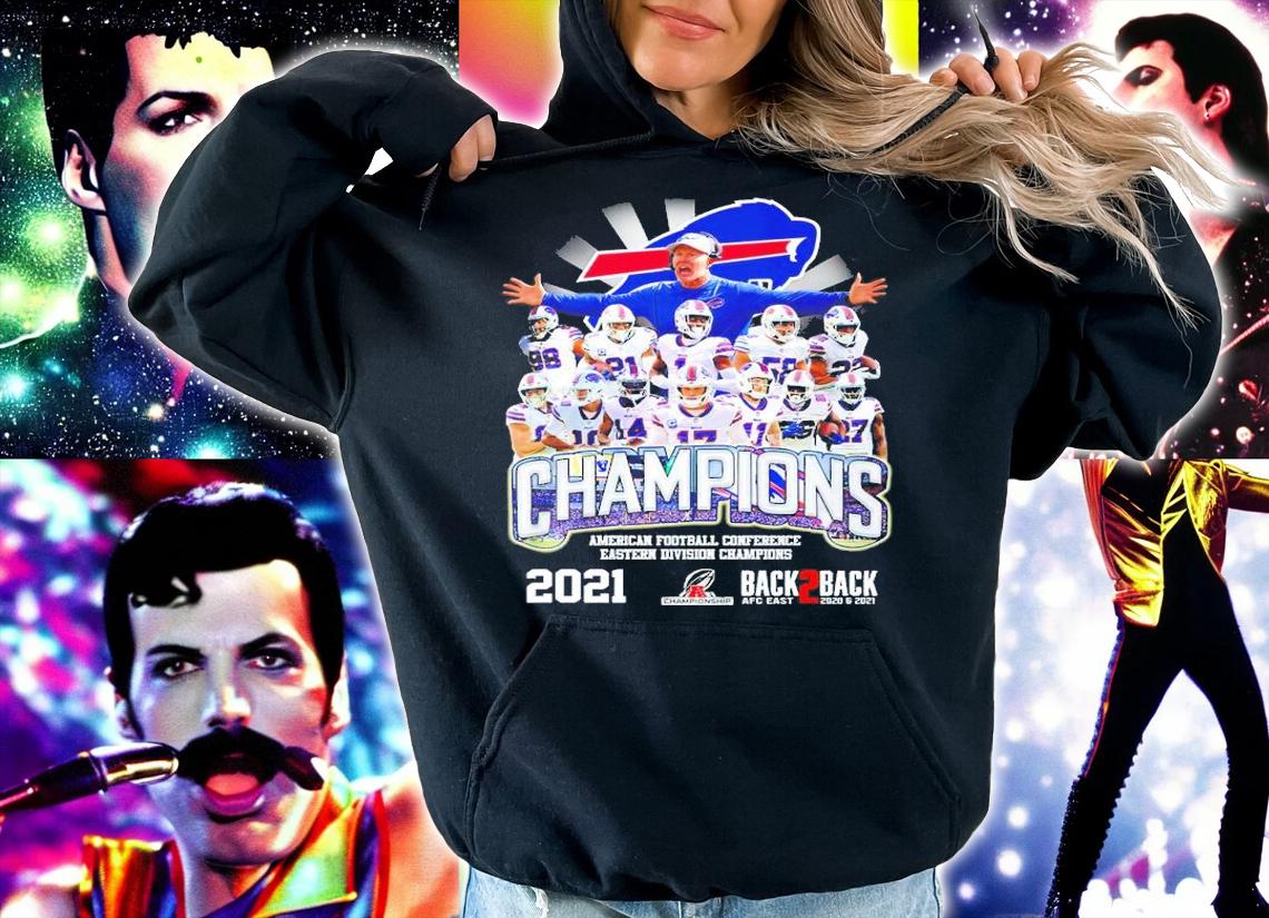 Champions American Football Conference Eastern Division 2021 Back 2 Back AFC East shirt hoodie
