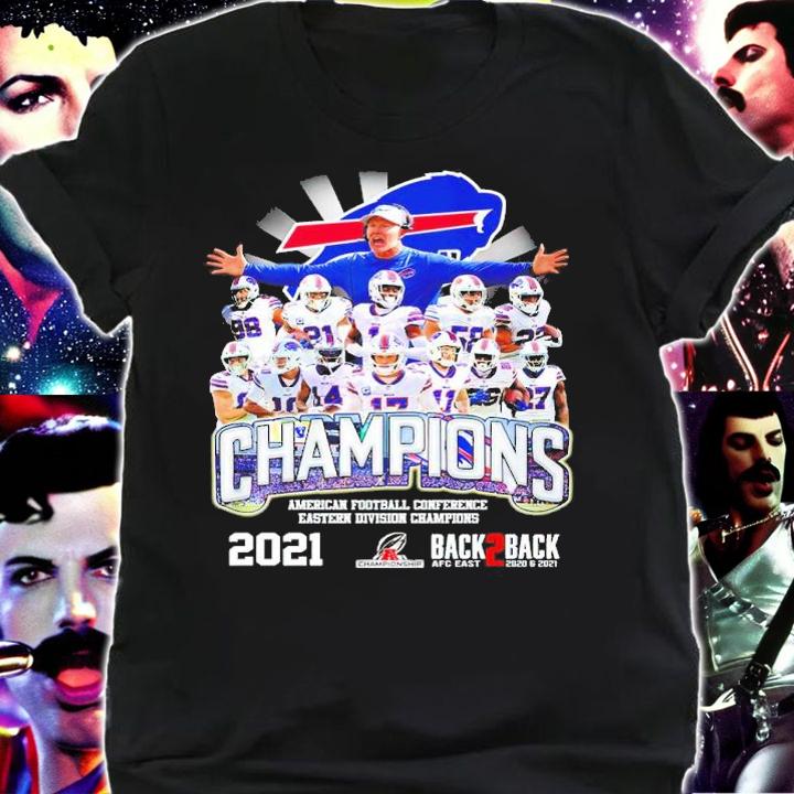 Champions American Football Conference Eastern Division 2021 Back 2 Back AFC East shirt shirt