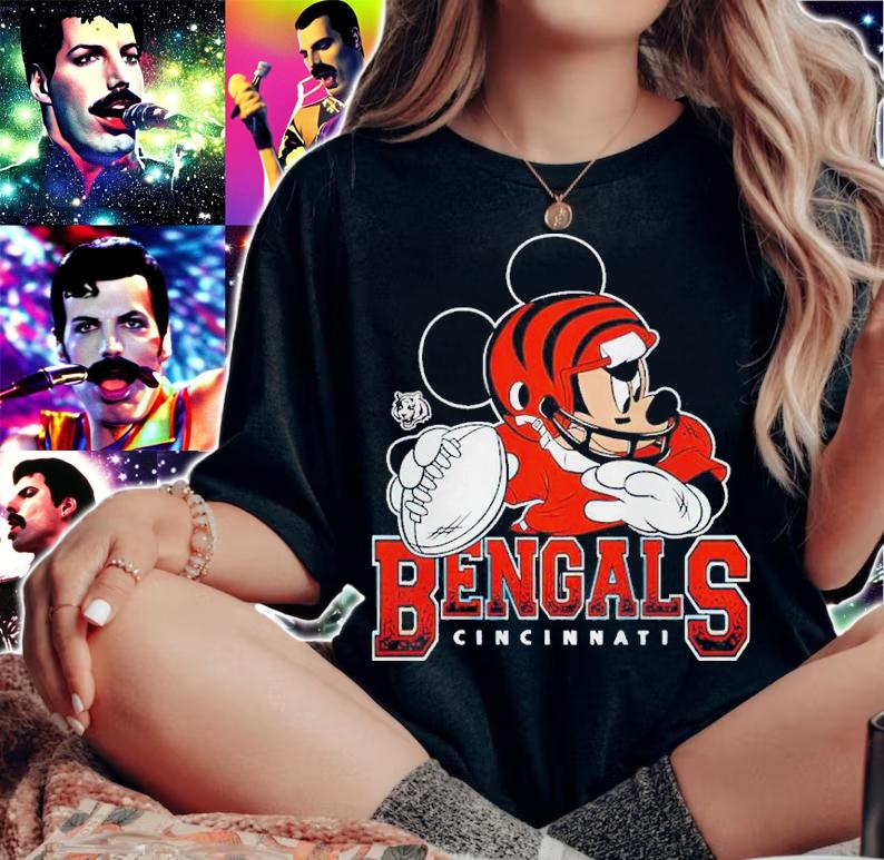 Cincinnati Bengals Disney Mickey Mouse Shirt woman shirt