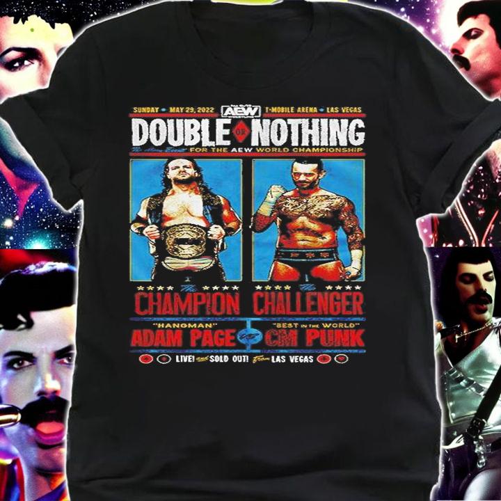 Double Or Nothing Matchup Hangman Adam Page Vs CM Punk T-Shirt shirt
