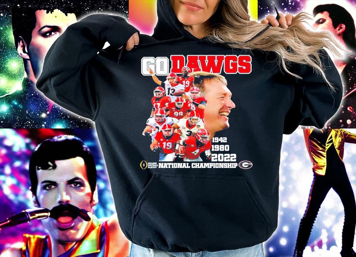 Georgia Bulldogs Go Dawgs 1942 1980 2022 National Championship shirt hoodie