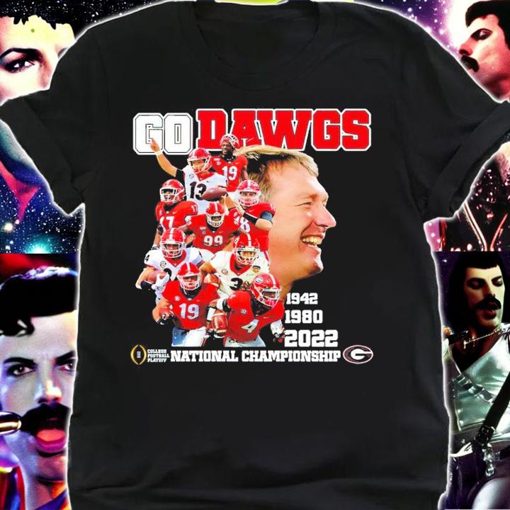 Georgia Bulldogs Go Dawgs 1942 1980 2022 National Championship shirt shirt