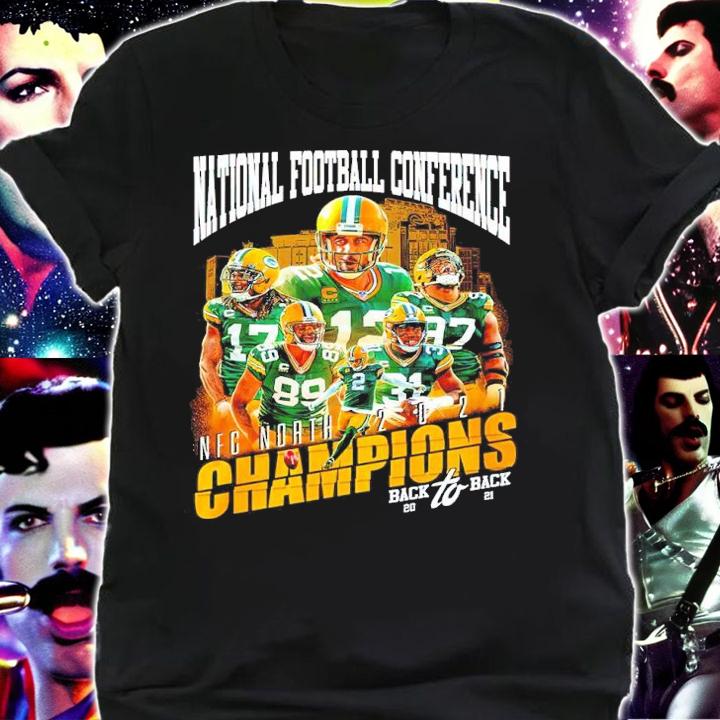 Green Bay Packers National Football Conference NFC North 2021 Champions Back To Back Shirt shirt