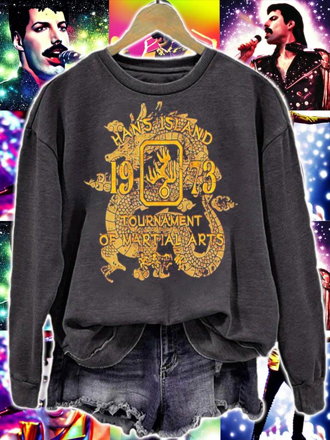 Han's Island 1973 Tournament of Martial Arts Shirt sweatshirt