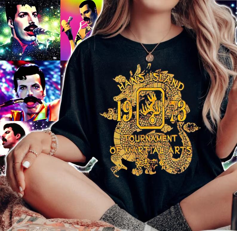 Han's Island 1973 Tournament of Martial Arts Shirt woman shirt