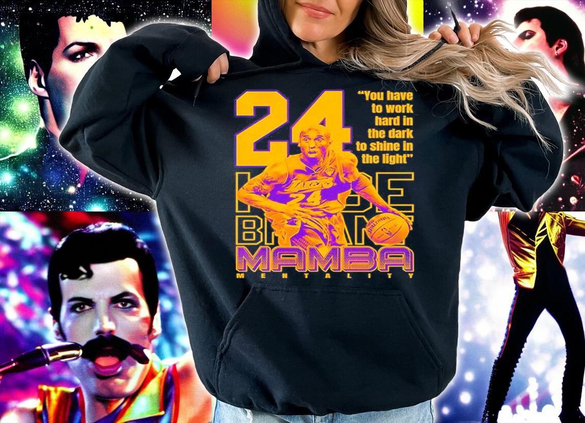 Kobe Bryant Mamba You Have To Work Hard In The Dark To Shine In The Light Shirt