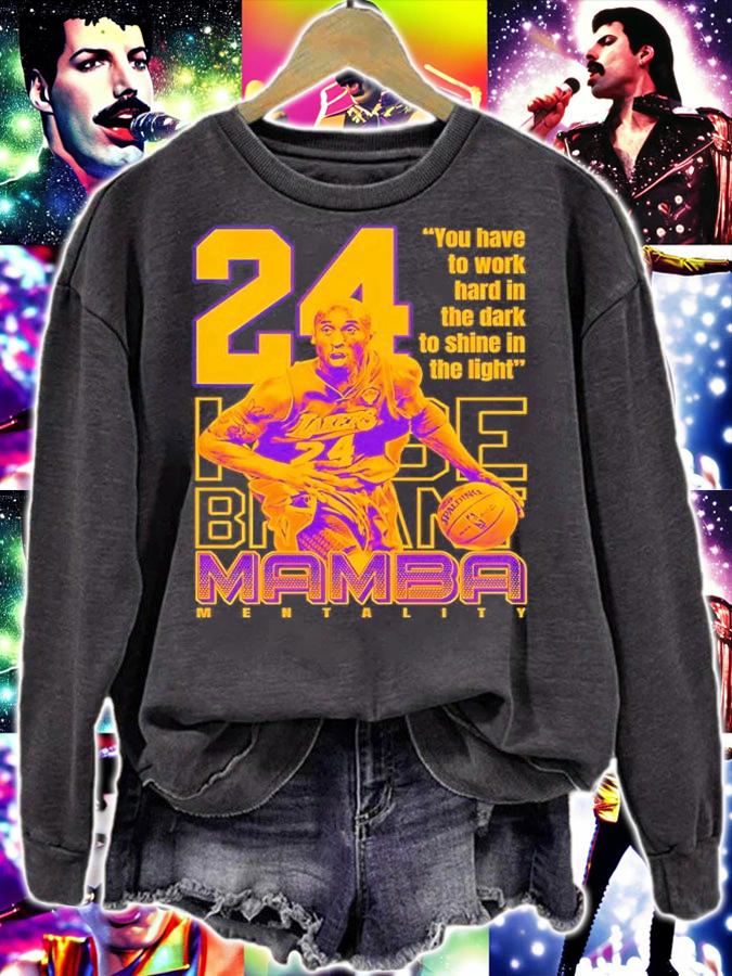 Kobe Bryant Mamba You Have To Work Hard In The Dark To Shine In The Light Shirt