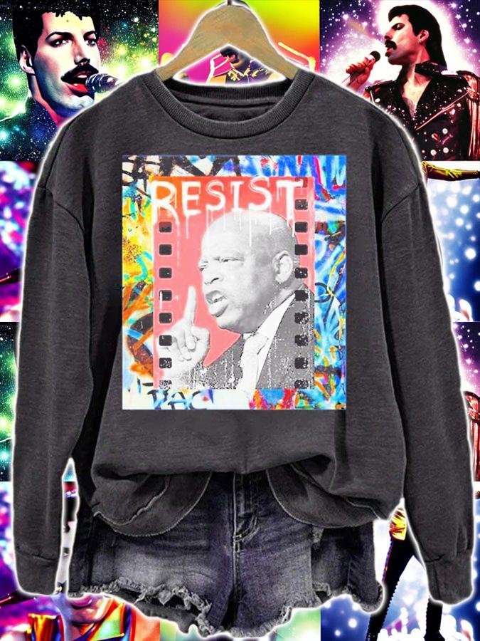 Liberal World Gear Company Resist John Lewis T-Shirt