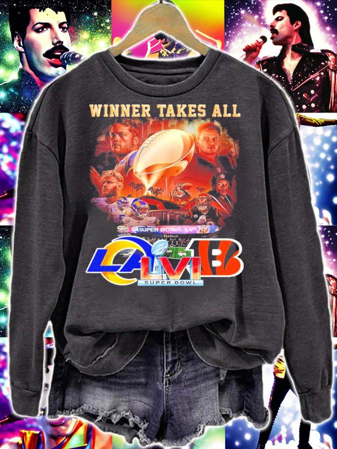 Los Angeles Rams Vs Cincinnati Bengals Winner Takes All Super Bowl LVI Shirt sweatshirt