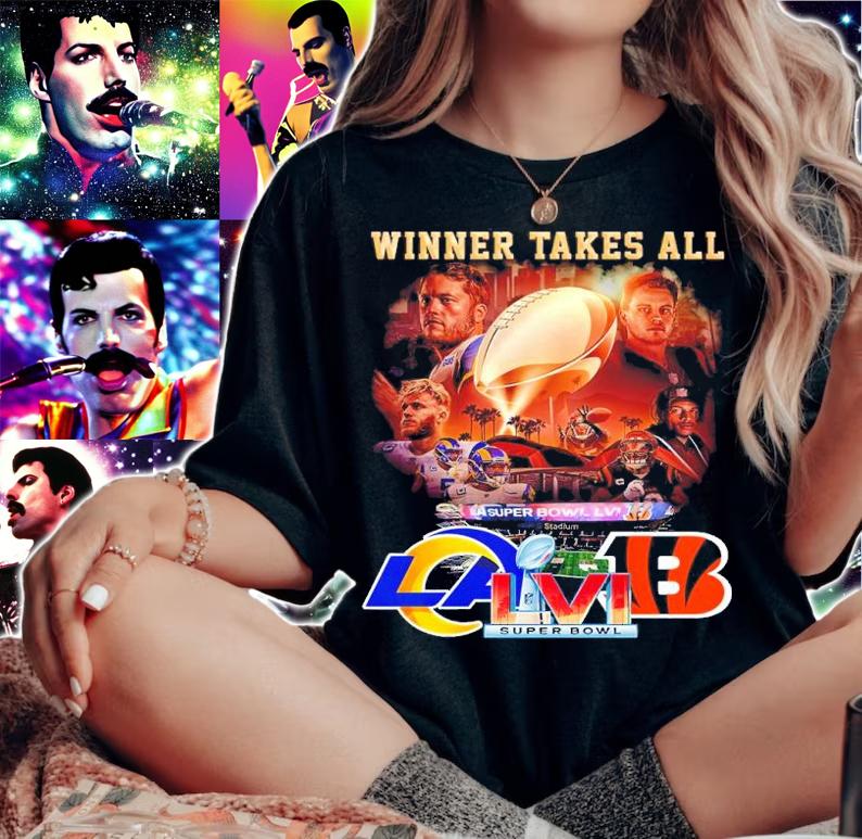 Los Angeles Rams Vs Cincinnati Bengals Winner Takes All Super Bowl LVI Shirt woman shirt