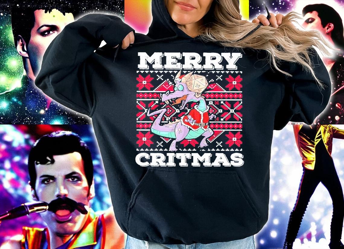 Merry Critmas Ugly Christmas Shirt hoodie