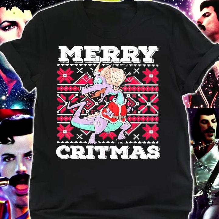 Merry Critmas Ugly Christmas Shirt shirt