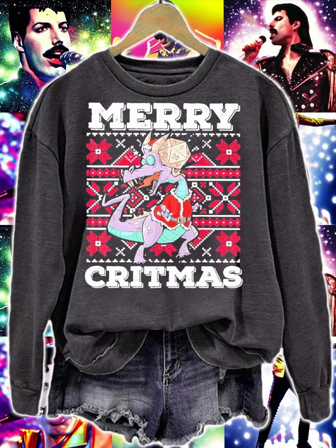 Merry Critmas Ugly Christmas Shirt sweatshirt