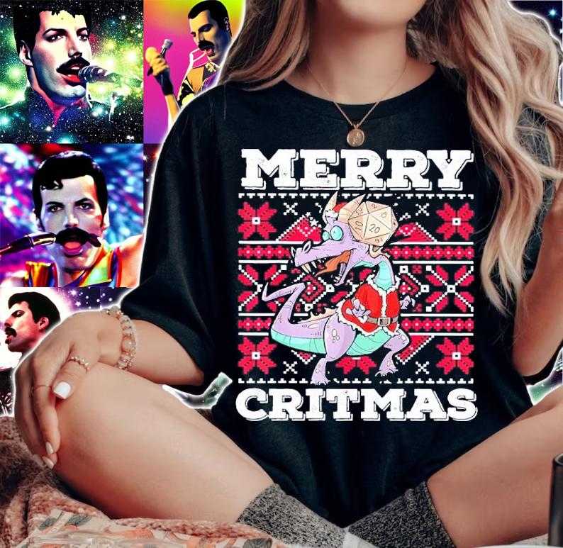 Merry Critmas Ugly Christmas Shirt woman shirt