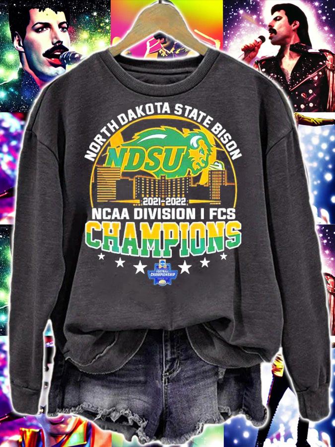 North Dakota State Bison 2021 2022 NCAA Division I Football Championship Subdivision FCS Champions Shirt sweatshirt