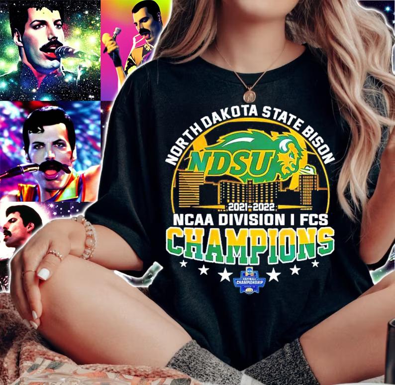 North Dakota State Bison 2021 2022 NCAA Division I Football Championship Subdivision FCS Champions Shirt woman shirt