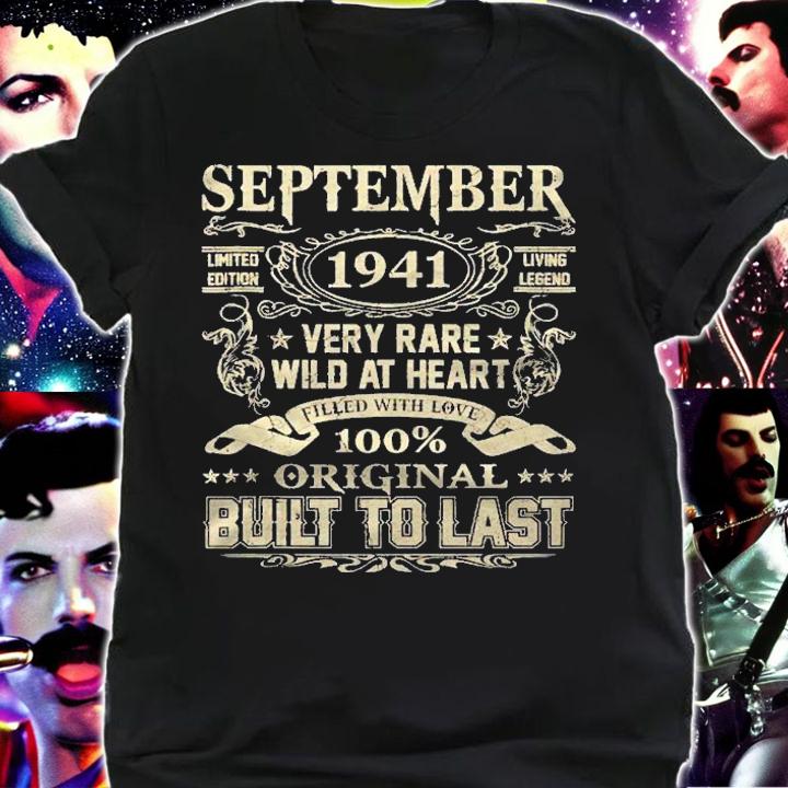 September 1941 Shirt 80 Years Old 80Th Birthday Gifts Shirt